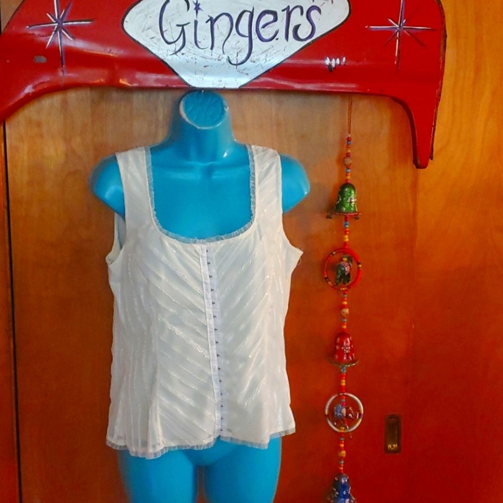 Vintage corset style top